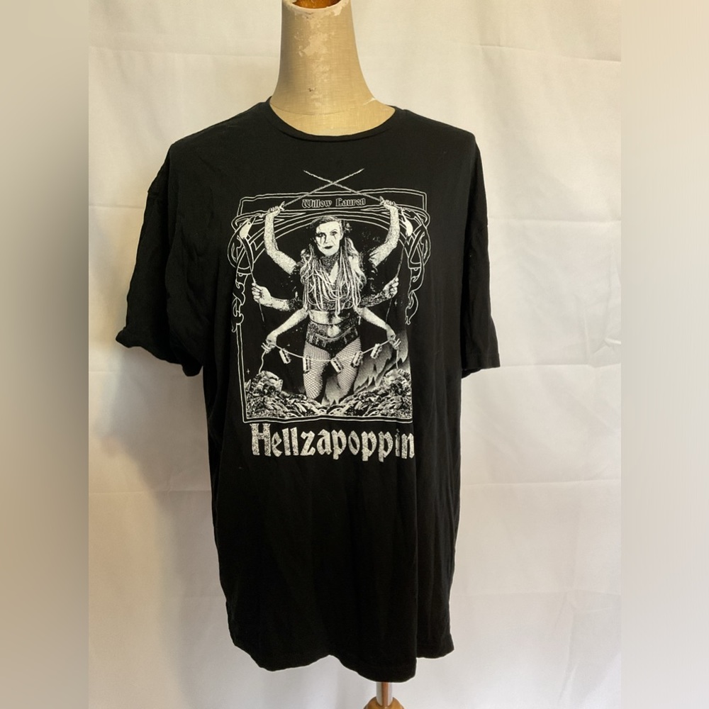 2xl unisex hellzapoppin willow t shirt